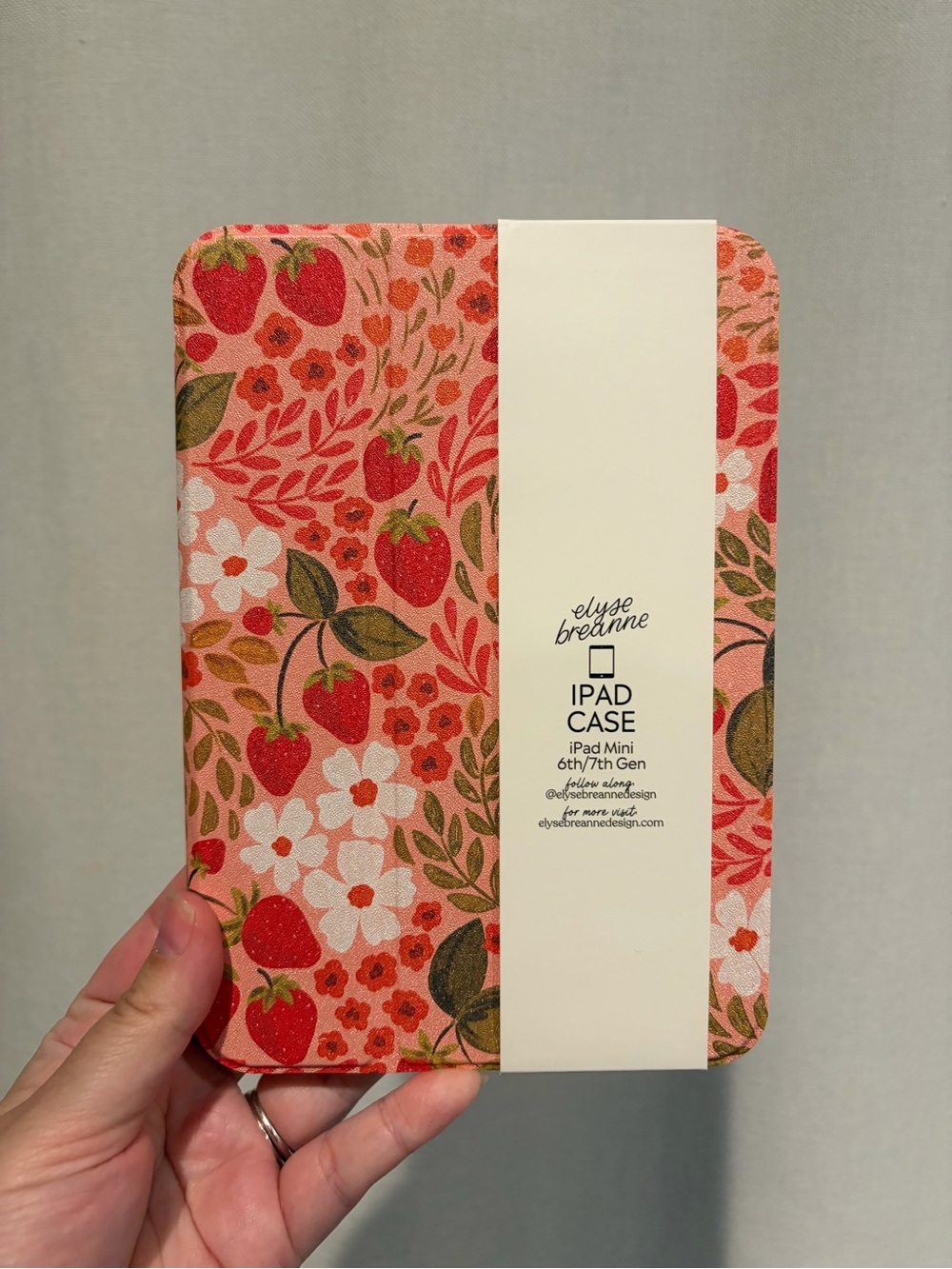 Strawberry iPad mini case